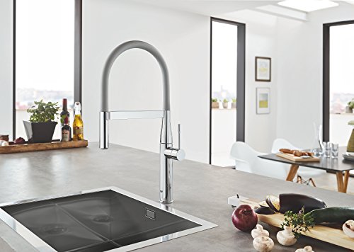 GROHE 30321XC0 Bec de cuisine pour Essence semi-pro, Rose