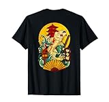 Yakuza Tatouage japonais esthétique carpe katana (sur le dos) T-Shirt