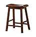Coaster Wooden Counter Stools Chestnut, Set of 2, 24