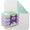 Incontinence Bed Pads - Reusable Waterproof Underpad Chair, Sofa and Mattress Protectors - Highly Absorbent, Machine Washable - for Children, Pets and Seniors (30x36 (Pack of 4), Multi-Color)