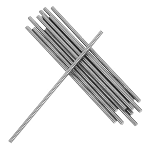 Housoutil 20 Piezas De Clavos De Metal Con Eje De Acero Para Bricolaje Accesorios Para Crochet Suministros Para Tejer De Acero Pasador De Varilla Clavijas Redondas De Acero Accesorios