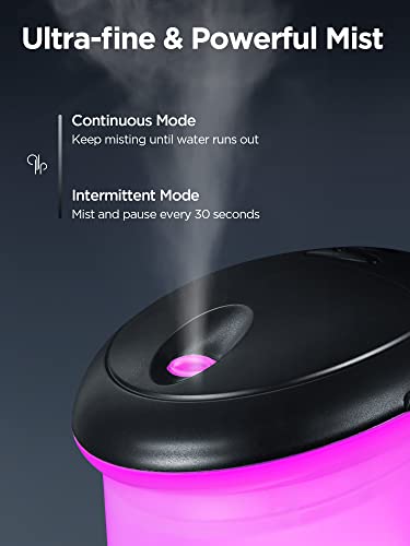 Innogear Car Diffuser, Usb Oil Diffuser Ultrasonic Car Humidifier Cool Mist Mini Portable Diffuser Automobile Aroma Diffusers For Vehicle Home Office Travel, Black #TOP2