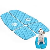 Drydiet Dog Traction Pad Dog Paddle Board Kayak Accessories 21.2 x 15.3 Inch Non Slip Deck Grip Mat Surfboard Traction Grip EVA Foams for Sup Skimboard Paddleboard Surfboard(Blue)