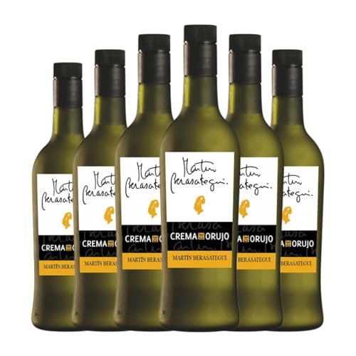 Crema de Licor La Navarra Martín Berasategui Crema de Orujo 70 cl (Caja de 6 Botellas de 70 cl)