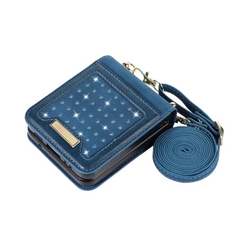 Étui de téléphone à paillettes Galaxy Z Flip3 protégeant des chutes de sa poche