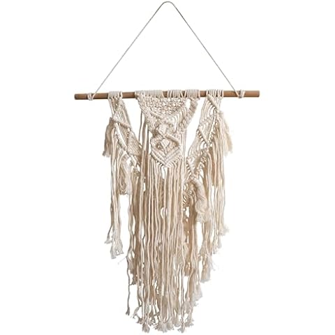 HEITMANN DECO Wall Hanging Macrame Beige Approx. 42 x 50 cm Cover
