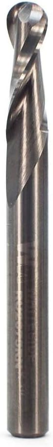 Whiteside RU2075RN Spiral Upcut Ball Nose Router Bit: 1/8 Inch Radius, 1/4 Inch Cutting Diameter, 1/4 Inch Shank, 3/4 Inch Cutting Length