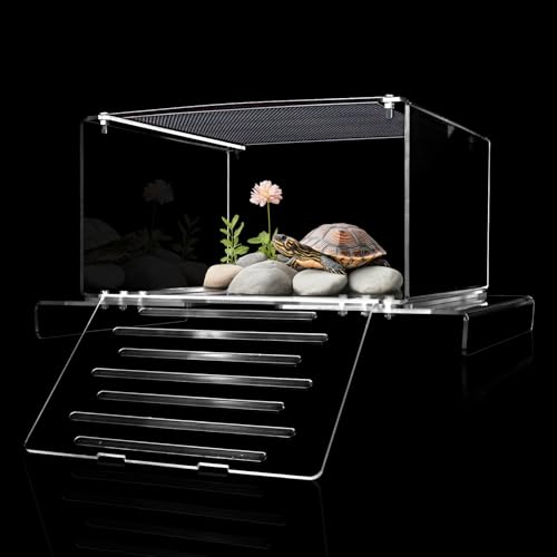 Turtle Basking Platform & Dock Stainless Steel Turtle Ramp Topper...