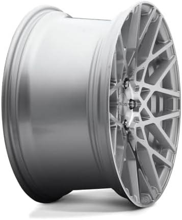 Rotiform BLQ 18X8.5 5X112 6.13 35mm GLOSS SILVER MACHINED - R1101885F8+35