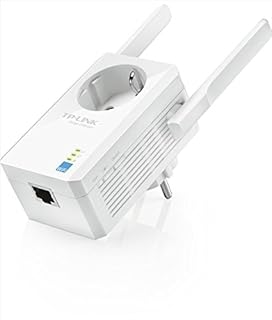 TP-Link Répéteur 300 Mbps Wi-Fi N, 1 Port Ethernet, Prise Intégrée, Compatibilité Universelle, Installation Facile (TL-WA860RE)