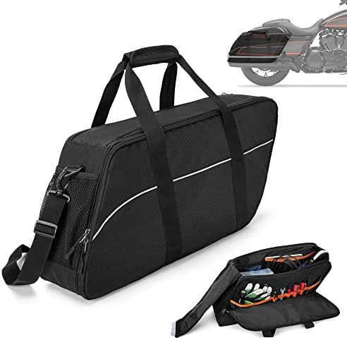 HODRANT Saddlebag Liners Bag, Travel Motorcycle Saddlebag Organizer Compatible with Harley Davidson 2014-2022 Touring Road Glide/Street Glide/Electra Glide/Road King Hard Saddlebag, 1 Bag Only