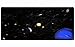IKAEASD Tappetino per Mouse Pianeta Stella Universo Cielo Stellato Galassia Sistema Solare Tappetino per Mouse da Gioco esteso XXL 900x400 Tappetino Sportivo da Tavolo di Grandi Dimensioni precisione