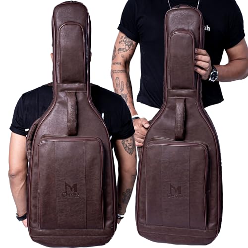 Bag para guitarra semicase em couro para guitarra