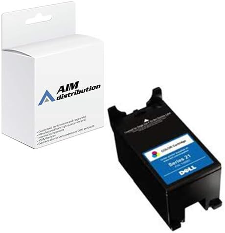 AIM Repuesto compatible para inyección de tinta de alto rendimiento a color Dell P513V313515715W (Serie 21) (XG8R3)