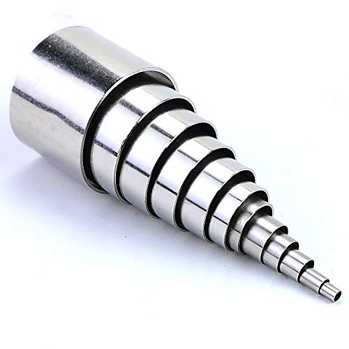 Fireboomoon 12 PCS Hole Hollow Punch Cutter Set with Storage Case,Stainless Steel Round Circle Ring Clay Cutters Ceramics Dotting Baking Indentation Mold Tools for Polymer Clay Pottery Handmade Craft3