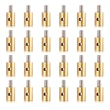 VKQTS 24PCS 6mm Throttle Cable Ends Kit Solderless,Brake & Throttle Cable Repair Kit Cables Stop with Nipple Screws,Universal Throttles Cables End Clamp for Car,Motorcycle,Bicycle