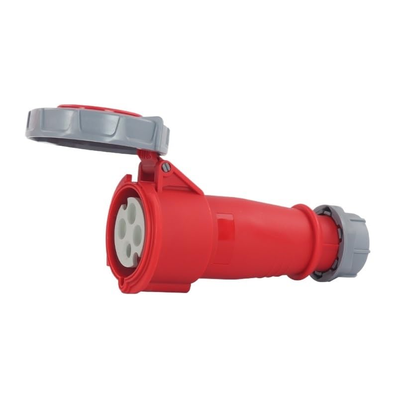 Conector de enchufe de aviación impermeable IP67, 4 núcleos, 32 A, trifásico, a prueba de explosiones, enchufe industrial de 220 V (conector)