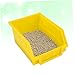 UKCOCO Hamster Toilet Bath Basin Large Plastic Bathtub for Small Animals for Guinea Pigs Chinchillas and Hamsters Easy to Clean and Maintain Random Color