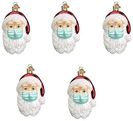 Hilif Pendentif Père Noël avec masque, décoration de Noël pour sapin de Noël Cover