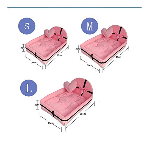Nid pour chat et chiot rose M pour de douces nuits d'hiver - 5
