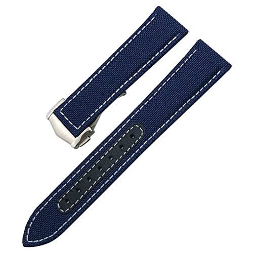 Bracelets de montre en cuir et toile de nylon pour collection Omega AT150