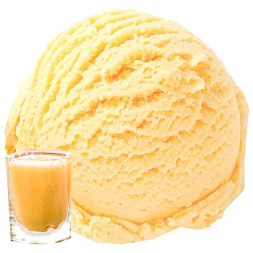 1 Kg Eierlikör Zabaione Geschmack Eispulver VEGAN - OHNE ZUCKER - LAKTOSEFREI - GLUTENFREI - FETTARM, auch für Diabetiker Milcheis Softeispulver Speiseeispulver Gino Gelati