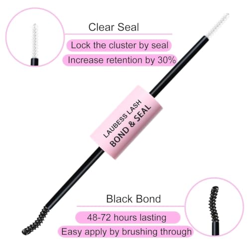 Image of Brown Lash Clusters Kit Soft Thin Band Wispy Eyelash Clusters Short Individual Eyelash Extensions with Lash Bond and Seal Tweezers (Kit Brown Natural 01 /02-0.07D-8-14mm)