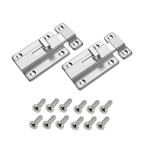 通用 Vajx Sliding Door Lock, Acrylic, Argento