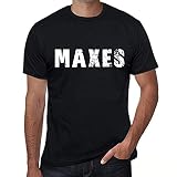 Homme Tee-Shirt Maxes T-Shirt Vintage Noir Profond 3XL