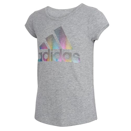 Image of adidas Girls' Short Sleeve Scoop Neck Tee T-Shirt