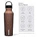 Corkcicle Sport Canteen Insulated Tumbler, Walnut Wood, 20 oz – Reusable Water Bottle Keeps Beverages Cold for 25 Hours & Hot 12 Hours – Cupholder Friendly Tumbler with Screw-On Cap