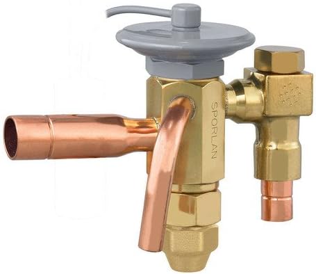 SBFSE-A-Z 3/8" x 1/2" ODF Thermal Expansion Valve w/ 30" Capillary (1/4 to 1/3 Ton)
