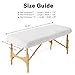 INNOVIO Disposable Fitted Massage Table Sheets 30 Pack, Non-Woven Bed Covers with Heavy Duty Elastic, Breathable Spa Table Sheets for Beauty Salon, Facial & Massage, White 82 x 35 in