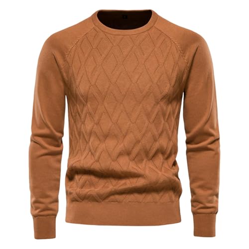Suéter de punto de algodón para hombre ideal para la oficina en invierno