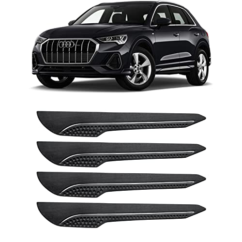 Image of AOSIS-Car Bumper Protector /Bumper Guard for Audi Q3 with Single Chrome Stripe (4-Pcs)