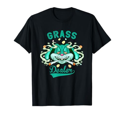 Stoned Easter Bunny Grass Dealer 4/20 Marijuana Easter 420 T-Shirt