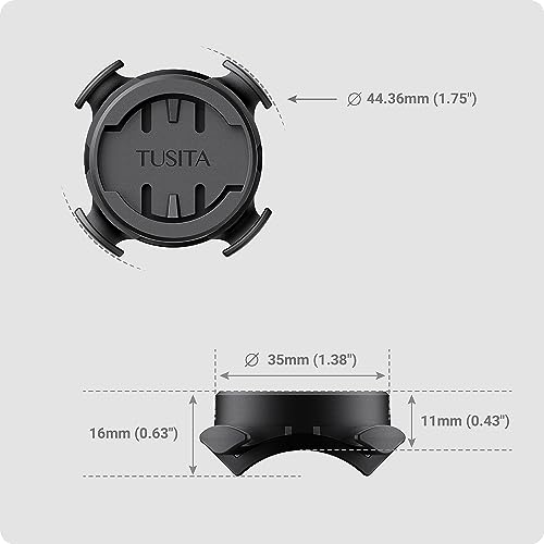 TUSITA Stem Mount Compatible with Wahoo Elemnt Bike Computer, 2-Pack, black - Image 3