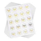 ✉【Premium-Material】Diese Herz Siegel Aufkleber sind aus hochwertigem, klarem PVC, mit metallischem Druck, sehr stabil, und lassen sich leicht vom Trägerpapier abziehen und haften sicher auf den meisten Oberflächen, ohne herunterzufallen