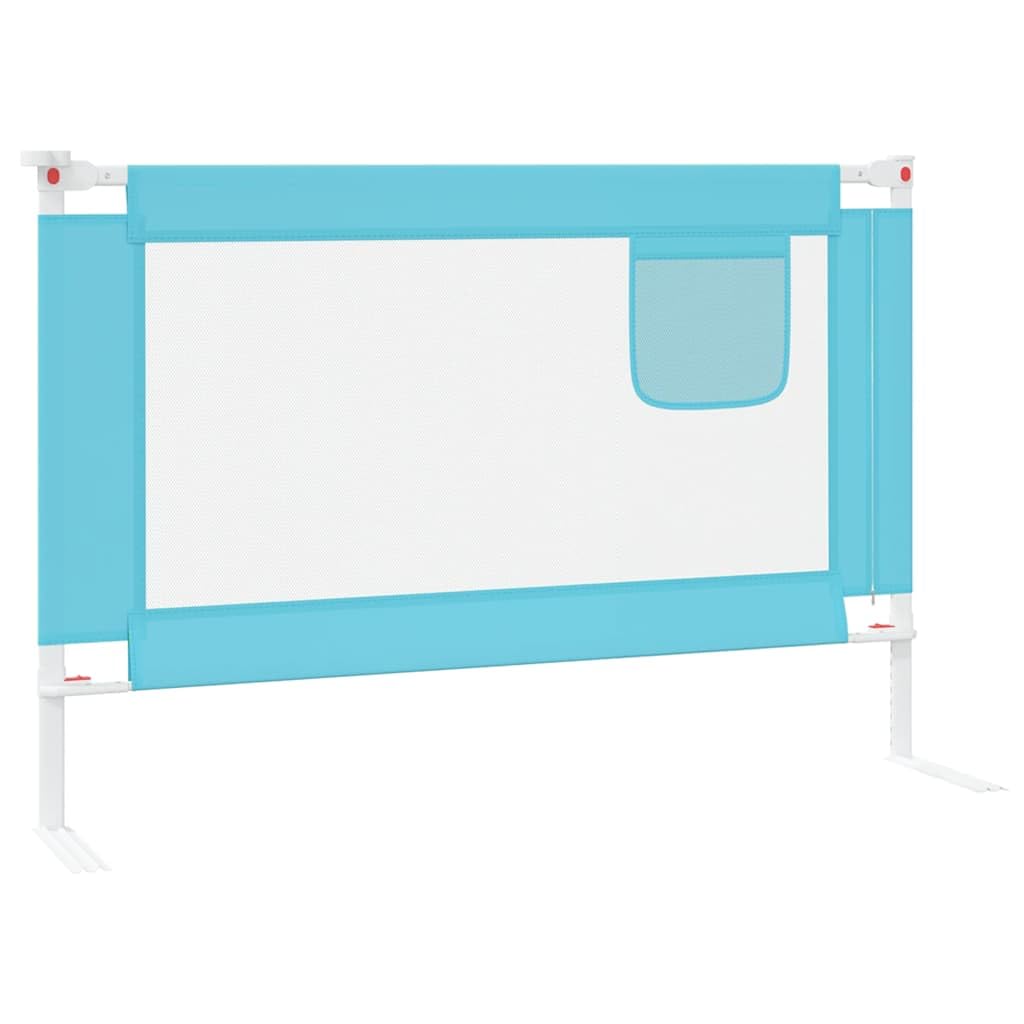 Generisch Kleinkind-Bettschutzgitter Blau 100x25 cm Stoff,Baby & Kleinkind,Babysicherheit,Baby-Bettschutzgitter,10208