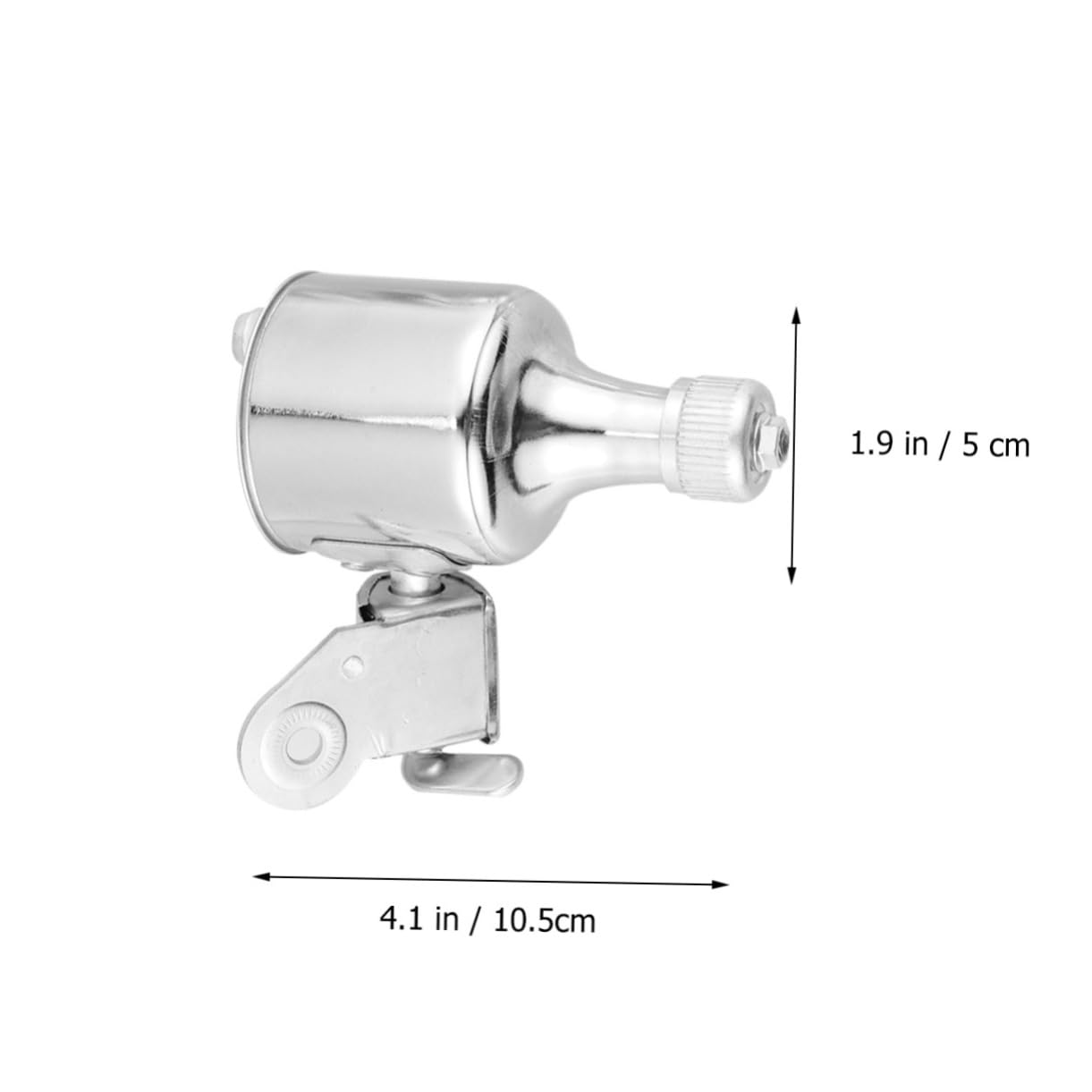 BRIGHTFUFU 1Pc Mountain Bike Lamp Friction Dynamo Headlight Easy to Install Battery High Visibility Bike Lights for Safety and Convenience