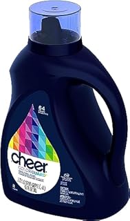 Cheer Liquid Laundry Detergent, 64 Loads, 92 fl oz, HE Compatible