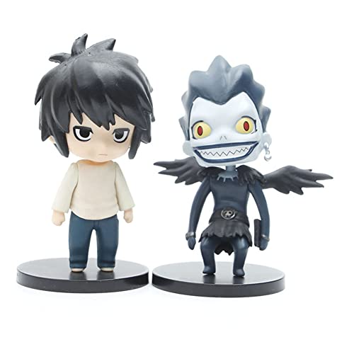 Xinchangda Set di 5 pezzi Death Note Action Figure Mini Figure Doll Set Anime Personaggio PVC Figura Modello Statua Ornamenti Collezione Regalo di Compleanno per Bambini