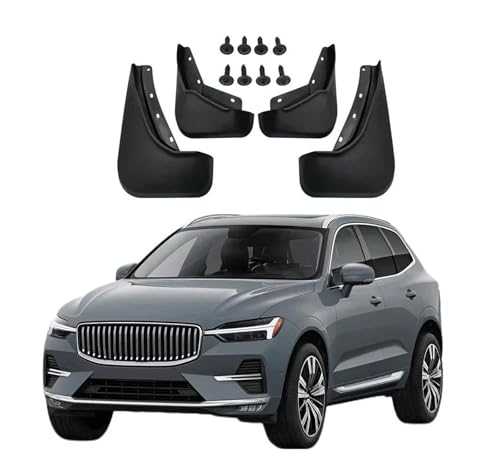 Garde-Boue Volvo XC60 Hybride 2023 - Protection Anti-Gravillons et Anti-Corrosion 4Pcs