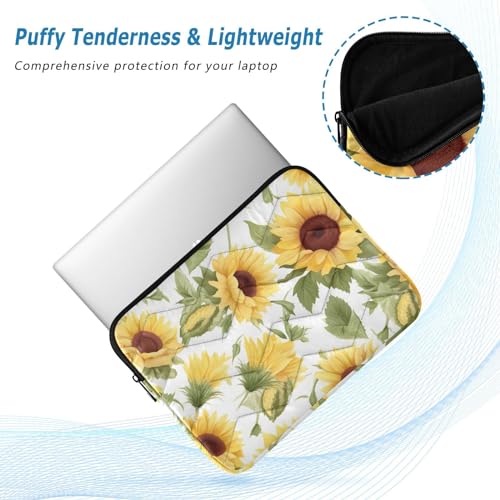 Funda para laptop 13-14 pulgadas con diseño hojas verdes miniatura 5