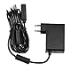 VBESTLIFE USB Netzteil Kabel Adapter für 360 Kinect Sensor Ladegerät mit US/EU Stecker(schwarz)