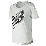 [ニューバランス] スポーツ Tシャツ AWT73124 ヘザーテックT-シャツ グラフィック AWT73124 WT ホワイト S