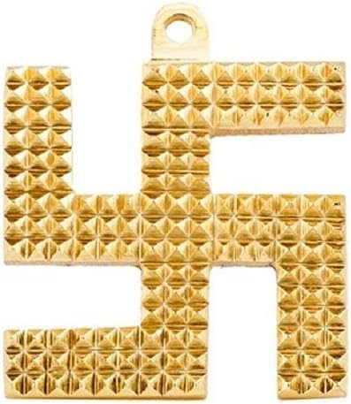 OMG Deals New Indian Swastik Pyramid (Pack Of One) Vastu Yantra For Energy 4 Inches Collectible Wall Hanging Spiritual Religious Home Decor Gift Item