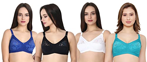 Image of Women Net Non-Padded Wire Free Regular Bra