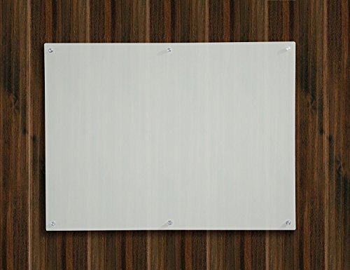 Audio-Visual Direct Frosted Glass Dry-Erase Board Set - 4' X 3' - Includes Hardware & Marker Tray (Non-Magnetic) #TOP2