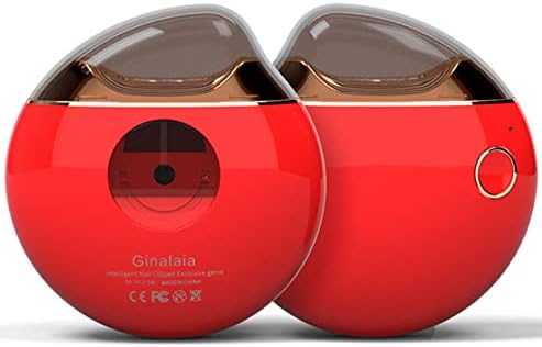 Ginalaia Electric Nail Clipper, USB Rechargeable Safe Electric Nail Knife and File 2 in 1 Design ，Electric Nail Trimmer with， Electric Nail Clippers for Baby,Kids, Elderly.Caregivers(Pack of 1) Red